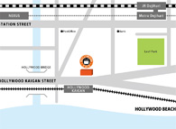 Hollywood Cafeの地図